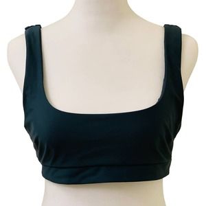 Rip Curl Women's DARK GRAY Bralette Bikini Top, Double Banded Back, Size XS